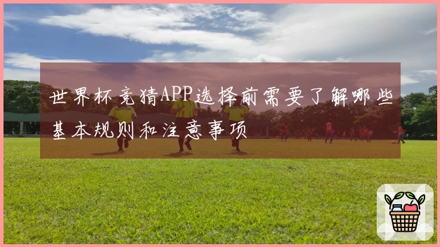 世界杯竞猜APP选择前需要了解哪些基本规则和注意事项